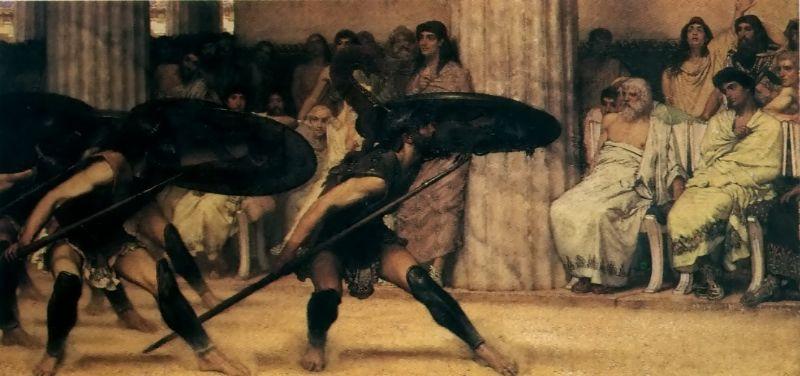 A Pyrrhic Dance - Sir Lawrence Alma-Tadema