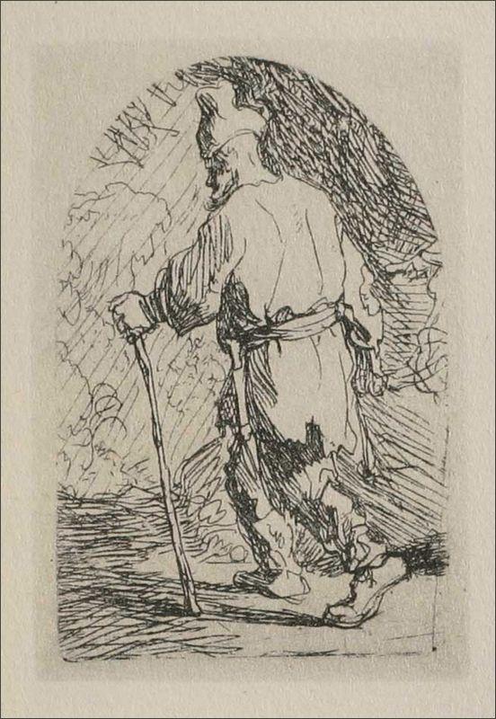 A Sketch for a Flight into Egypt - Rembrandt