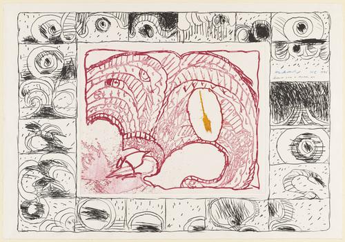 Armoured Hat (Chapeau fort) - Pierre Alechinsky