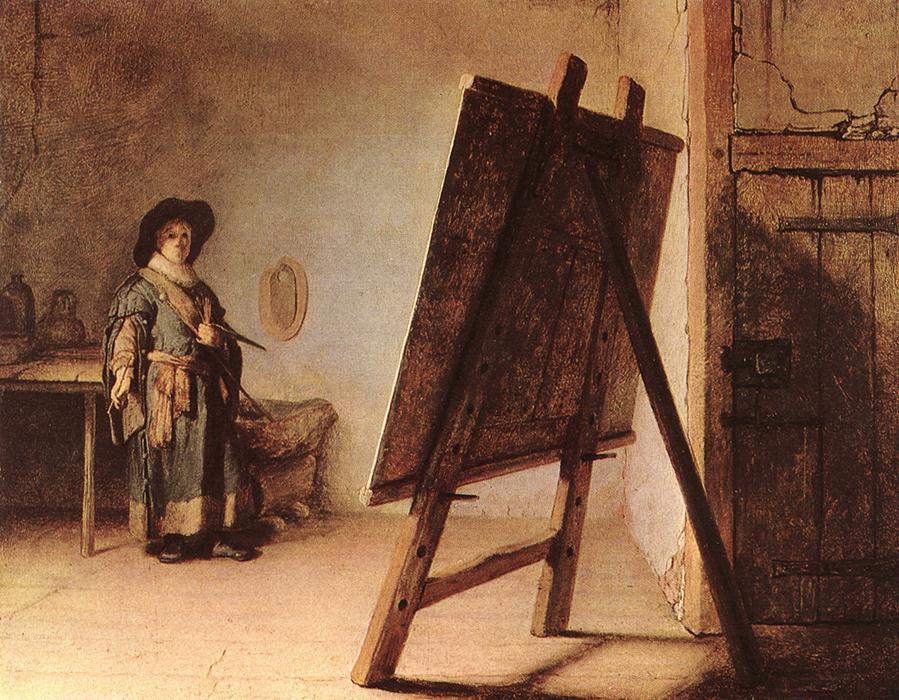 Artist in his Studio - Rembrandt