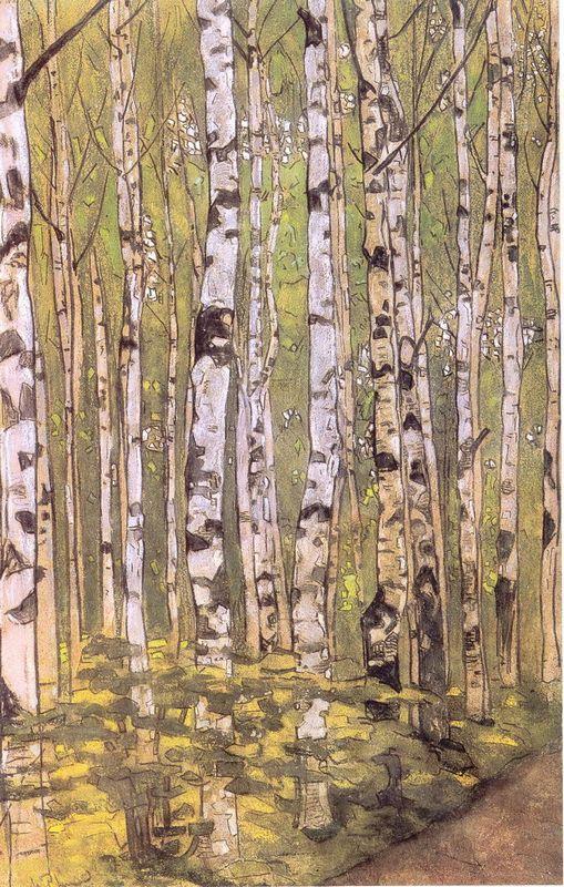 Birches - Nicholas Roerich
