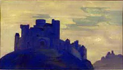 Castle. The Doomed City. - Nicholas Roerich