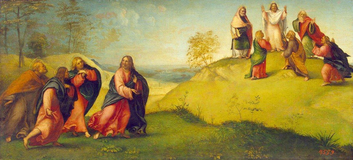 Christ Leading the Apostles to Mount Tabor - Lorenzo Lotto