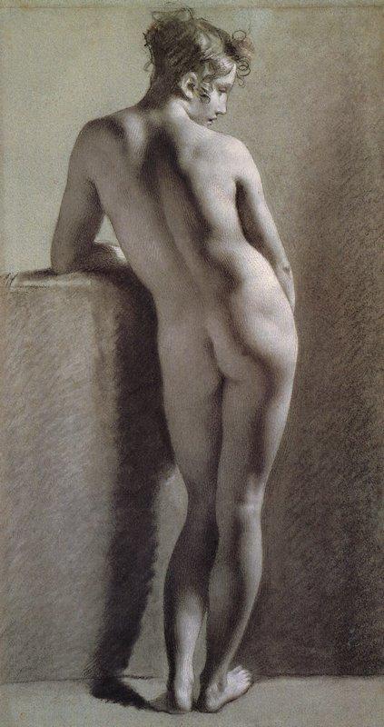 Female Nude from Behind - Pierre-Paul Prud'hon