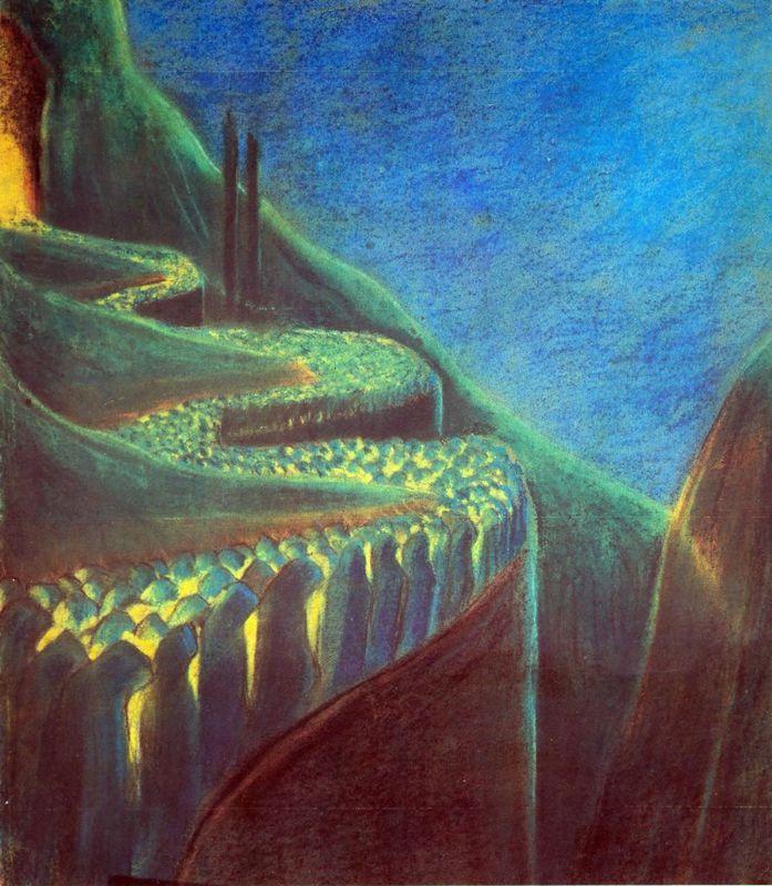 Funeral Symphony (VI) - Mikalojus Ciurlionis