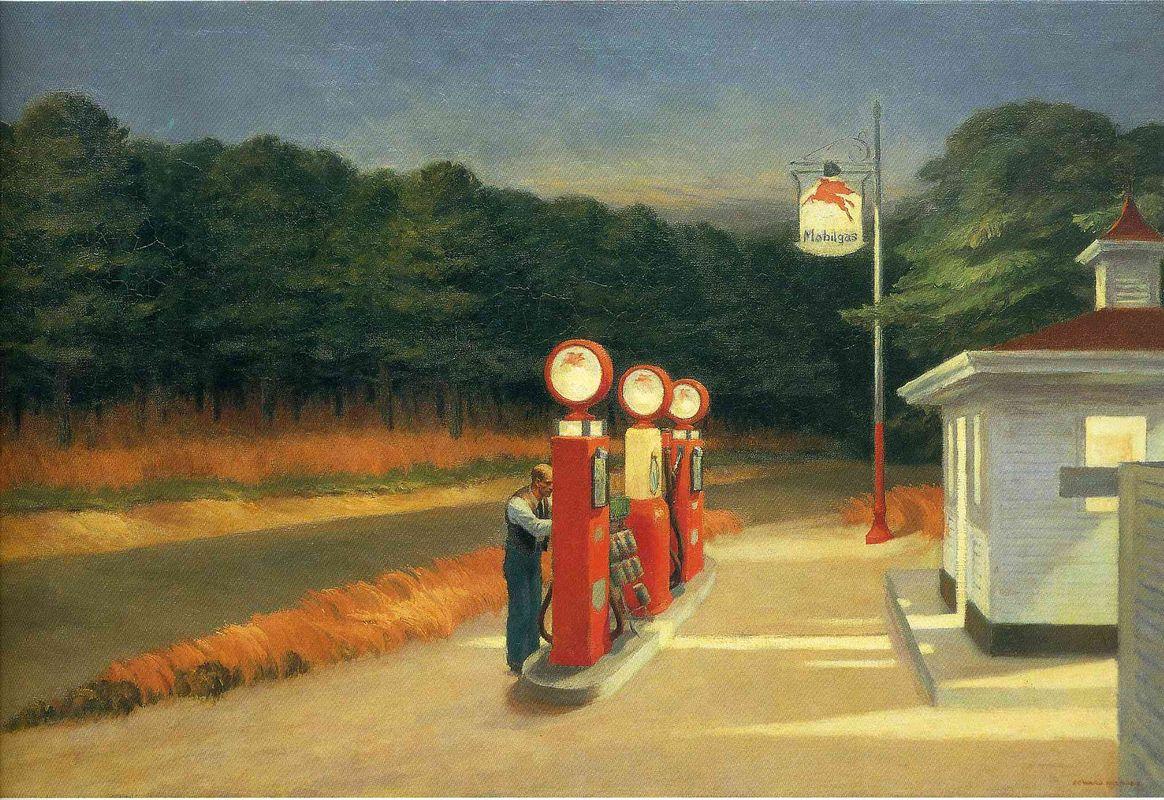 Gas - Edward Hopper