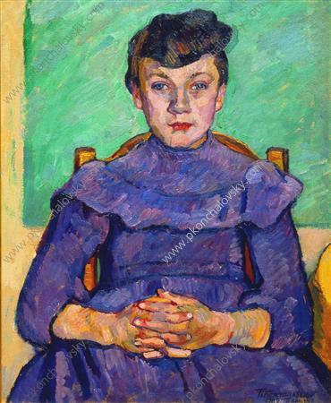 Girl from Arles - Pyotr Konchalovsky