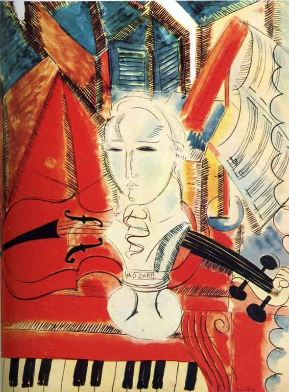 Homage to Mozart - Raoul Dufy