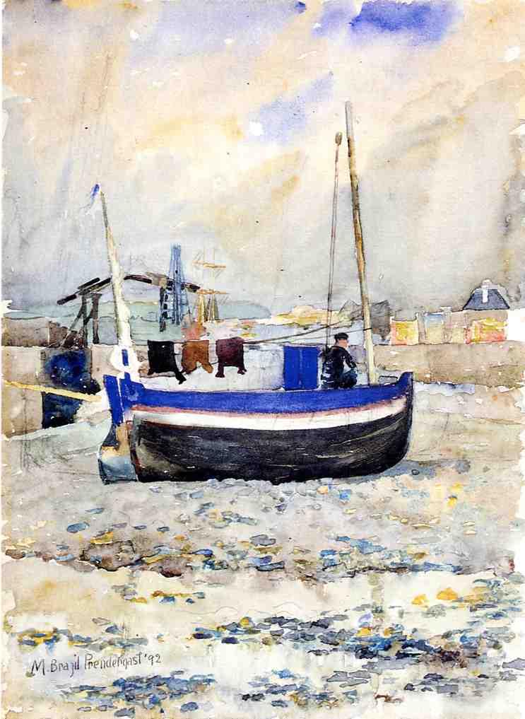 Low Tide, Afternoon, Treport - Maurice Prendergast