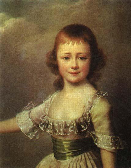 Portrait of Catherine Pavlovna - Dmitry Levitzky