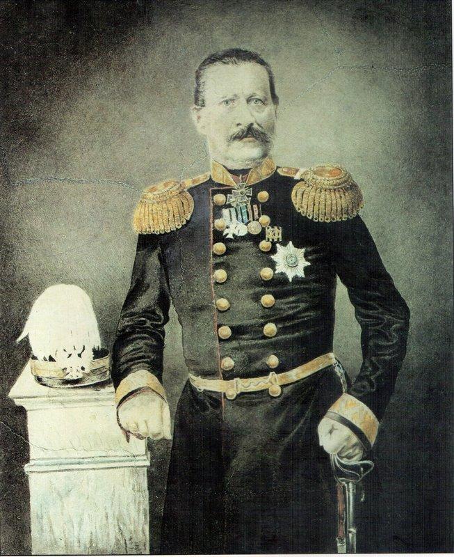 Portrait of governor Zamyatnin - Vasily Surikov