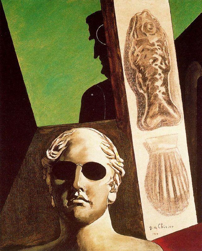 Portrait of Guillaume Apollinaire - Giorgio de Chirico