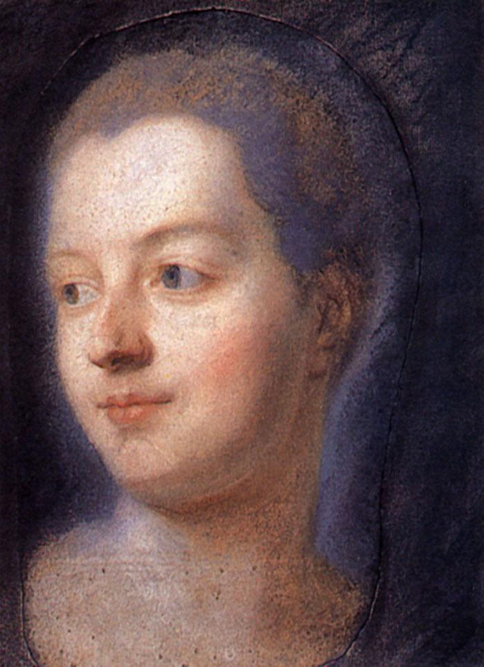 Portrait of Madame de Pompadour - Maurice Quentin de La Tour