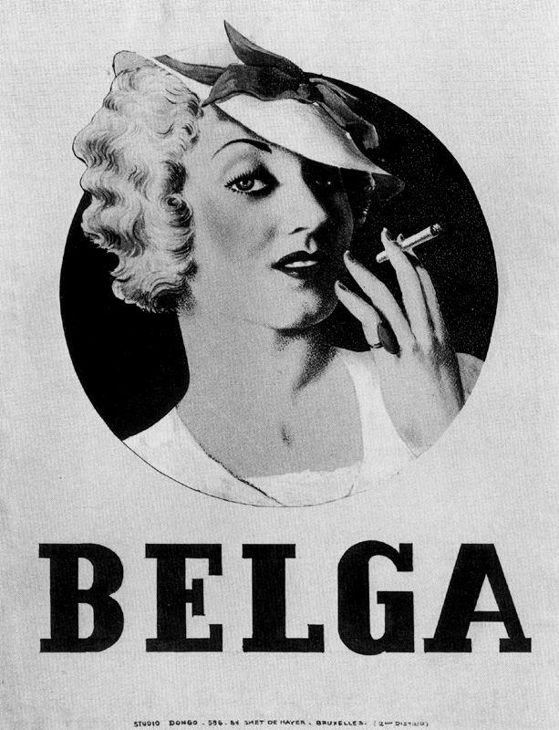 Poster for cigarettes