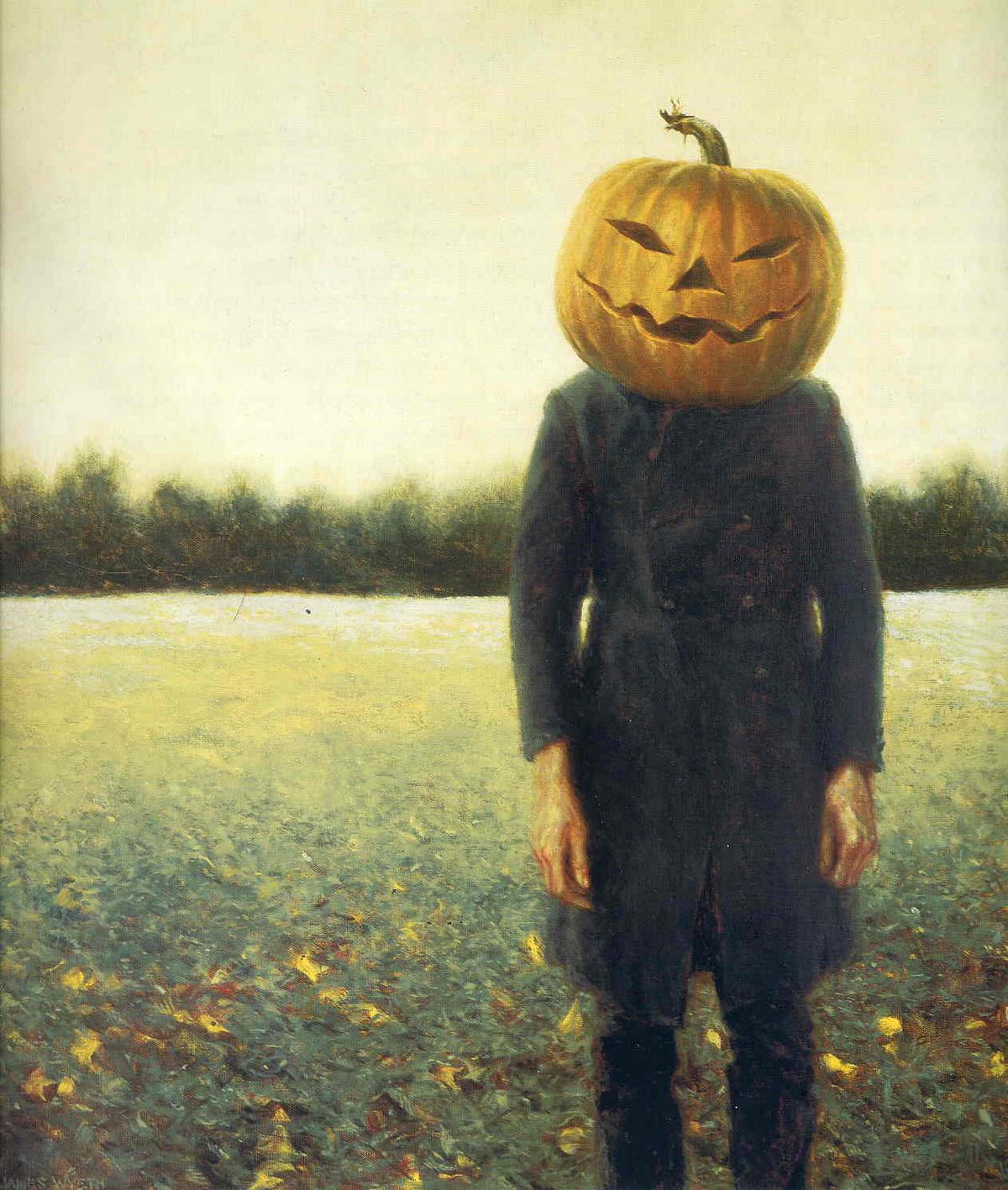 Pumpkinhead - Self-Portrait - Jamie Wyeth