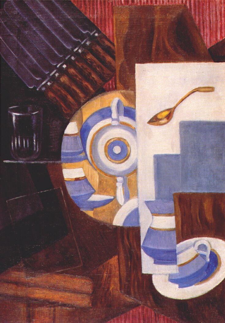 Sideboard with dishes - Olga Rozanova