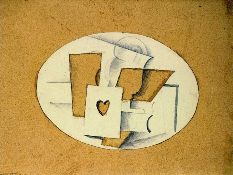 Still Life with Ace of Hearts - Georges Braque