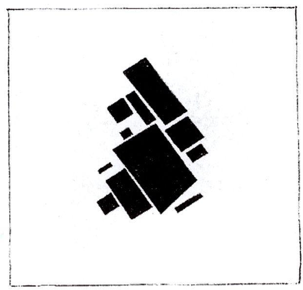 Suprematic compositional elements - Kazimir Malevich