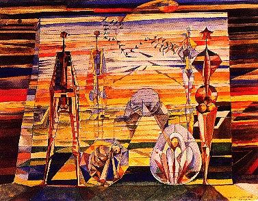 The Metaphysical Wall - Andre Masson