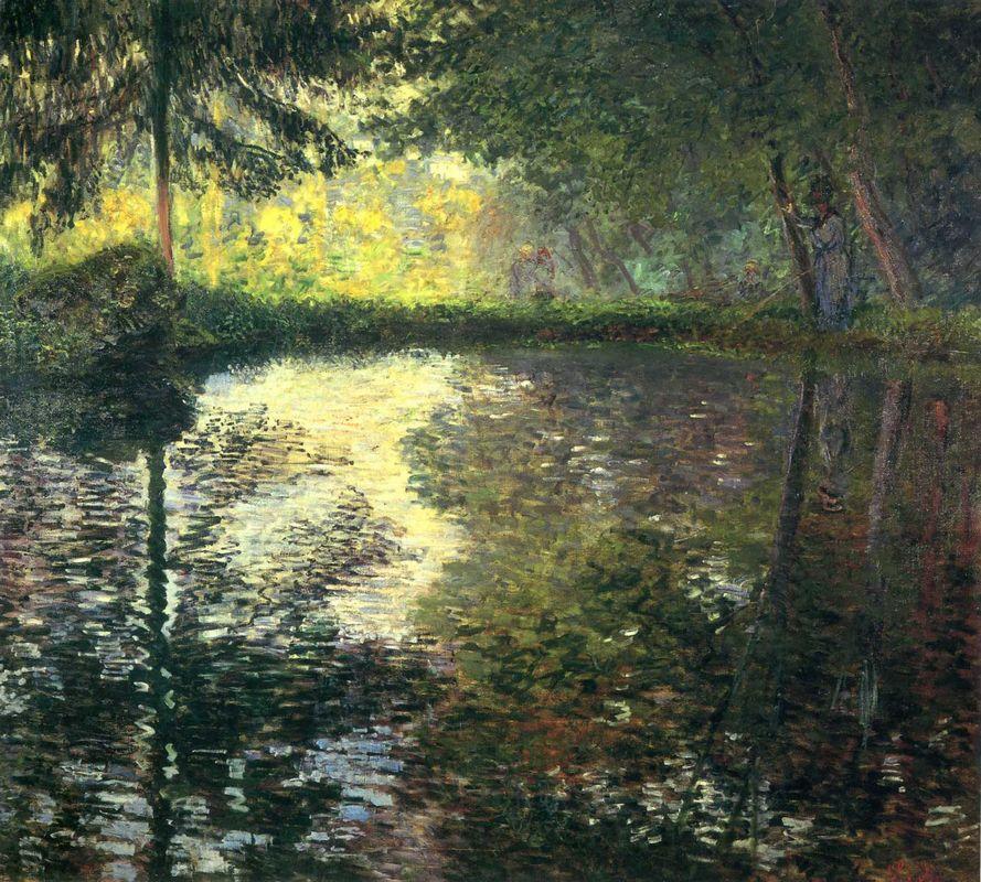The Pond at Montgeron - Claude Monet