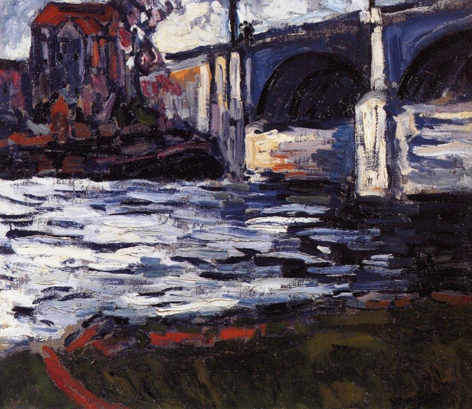 The Seine and the Chatou Bridge - Maurice de Vlaminck