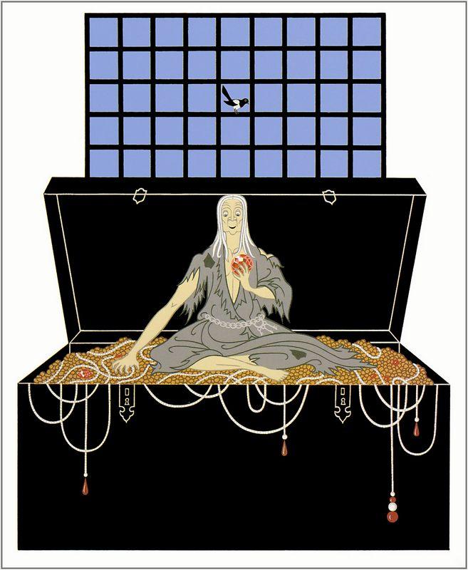 The Seven Deadly Sins, Avarice - Erte
