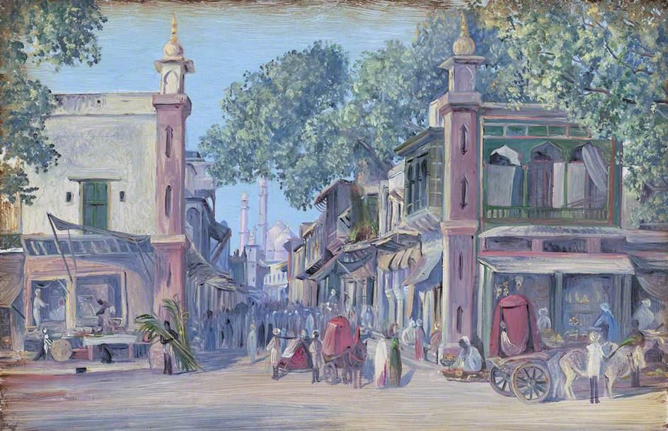 The Street of Blood, Delhi - Marianne North
