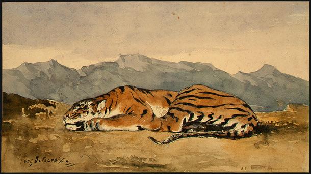 Tiger - Eugene Delacroix