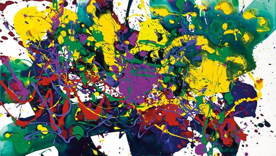 Untitled (SFP94-107, SFF.1751) - Sam Francis