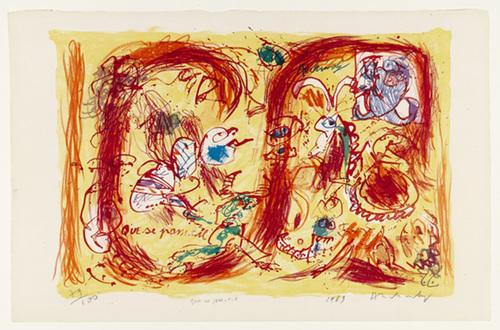 What is Happening to Him? (Que se passe-t-il?) - Pierre Alechinsky