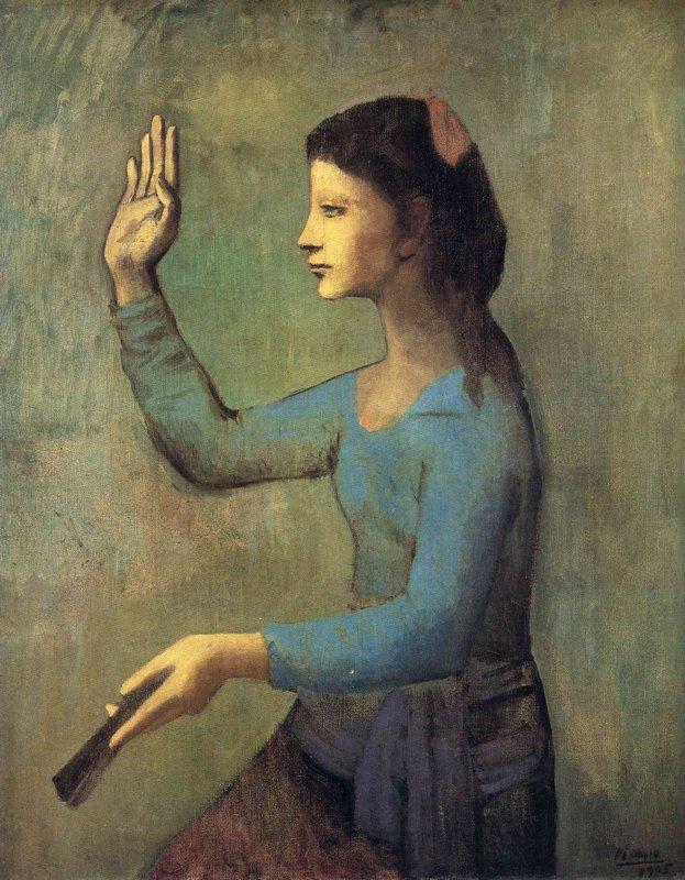 Woman with a Fan - Pablo Picasso