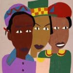 Three Friends - William H. Johnson